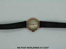 Two 9ct gold watches