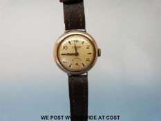 A 9ct gold c1940 ladies' wristwatch by Gander with Swiss movement