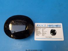 A large sapphire measuring 2070ct (with certificate)