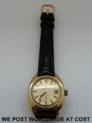 Omega Constellation automatic chronometer ladies wristwatch, baton numerals,