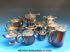 Three plated tea sets
