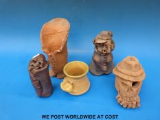 A collection of pottery items of Wicken Society / Druid interest