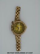 A 9ct gold watch in original box