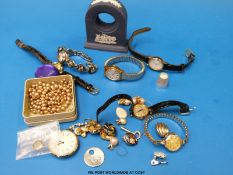 A collection of watches,