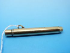 A 9ct gold propelling pencil by S Mordan & Co