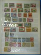 A stockbook of Commonwealth stamps with good range - Victoria to George VI