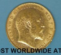A 1902 Edward VII gold full sovereign
