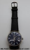 Tissot Seastar automatic gentleman's  wristwatch with blue enamel face,
