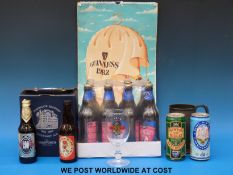 Twelve bottles of 'Kiss me Kate' Royal Wedding beer, ten cans and bottles of beer,