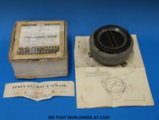 An Aviation 'P' type Sestrel magnetic compass with instructions