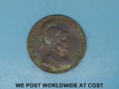 Two late 18thC halfpennies, one for Southampton,