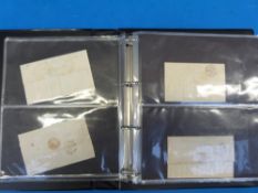 A good collection of 73 London Postal History covers 1776 - 1850 with many interesting postmarks