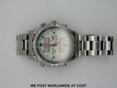 Avia Polar Star 100 RAF Falcons gentleman's wristwatch with dual digital screens and luminous face