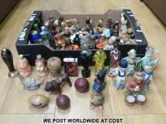 A collection of approximately 40 novelty alcohol miniatures to include Dutch girls,