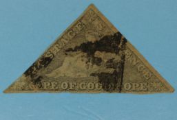 Cape of Good Hope 1855 - 63 6d slate lilac used SG7