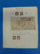 Album sheets of France 1852 - 1877, Spain 1854 - 1920,