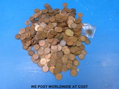 An amateur collection of English farthings,