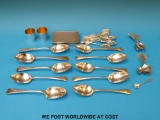 A hallmarked silver Art Nouveau dressing table mirror marked Rd522575,