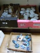 A collection of china to include a Wedgwood coffee set,