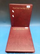 Two albums of GB first day covers