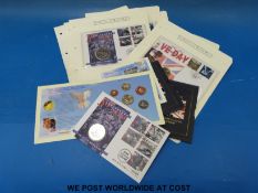 Eight History of World War II £2 sets etc including first day covers together with two UK 1995