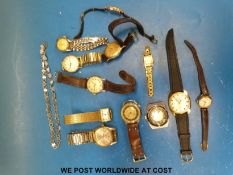 A small box of wrist watches