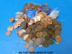 A quantity of sundry English George III onward coinage includes 158gms of mixed pre 1947 and pre