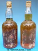 Two bottles of Gordon's spirit believed to be orange gin.