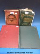 Four various stamp albums,