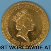 A gold 1oz Britannia 1987