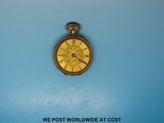 A 19thC ladies 14k fob watch
