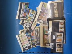 A quantity of stockcards of modern GB stamps