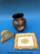 A Poole Pottery vase and a Royal Worcester Versailles ceramics