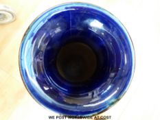 A pair of Doulton Lambeth vases with floral decoration (height 41.