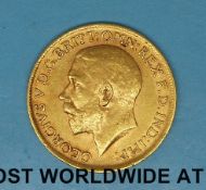 An 1912 gold full sovereign