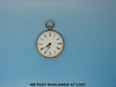 E Chappement ladies small continental fob watch,