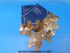 An amateur collection of UK coins,