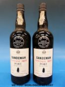 1977 Sandeman vintage port (bottled 1979) 2 x 75cl bottles