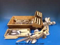 Mappin & Webb plated cutlery, pocket knife,
