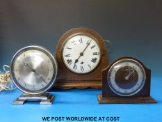 Two electric clocks, Temco electric and Metamec,