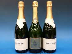 1998 Nyetimber sparkling wine 2 x 750ml bottle and Deutz Champagne brut classic 750ml