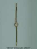 A ladies gold Astral wristwatch,