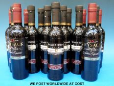 Sixteen 375ml bottles of sherry,