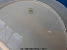 A quantity of Art Deco Aynsley floral tea ware including cups and saucers, milk jug, sugar bowl,