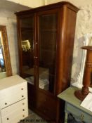 A John Lewis Willis & Gambier Lille glazed display cabinet with two drawers below (H200 x W105 x