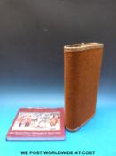 A copper carriage foot warmer length 42cm with related book