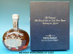 A boxed Whyte & Mackay 12 year old blended Scotch Whisky to commemorate the marriage of Prince