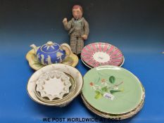 A collection of ceramics including Copeland teapot, Doulton Seriesware,