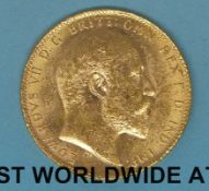 A 1903 Edward VII gold full sovereign