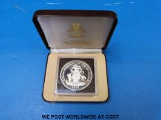 A 1978 Bahamas $10 proof .500 silver coin 